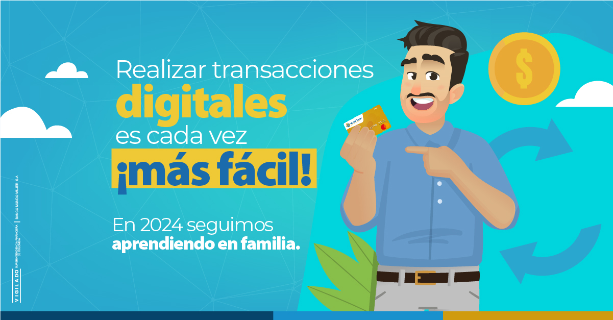 Educación Fianciera Transacción Digital Banner