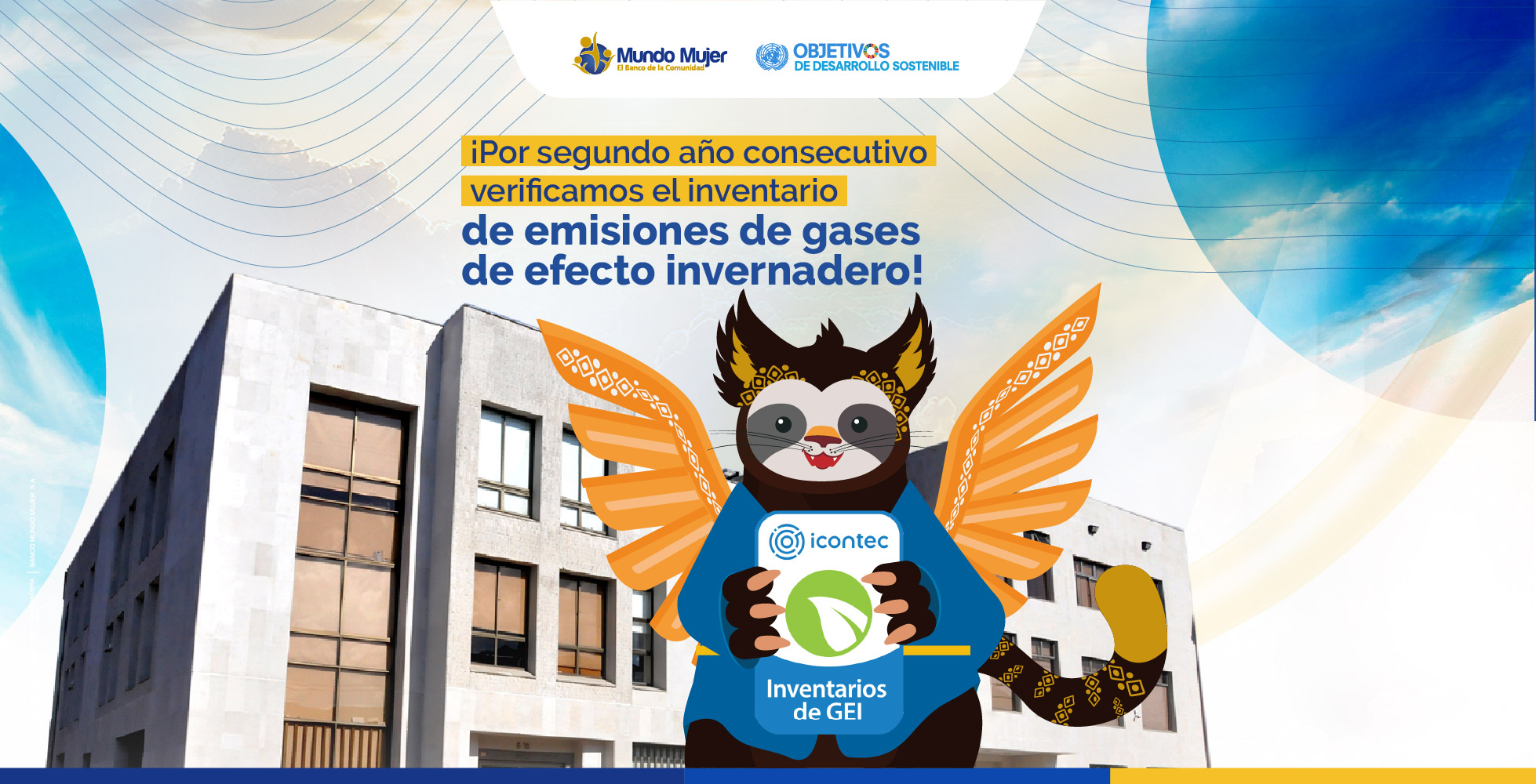 Gases de invernadero personaje Geco