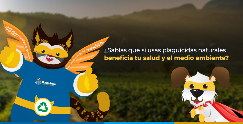 Personaje Geco y un perro