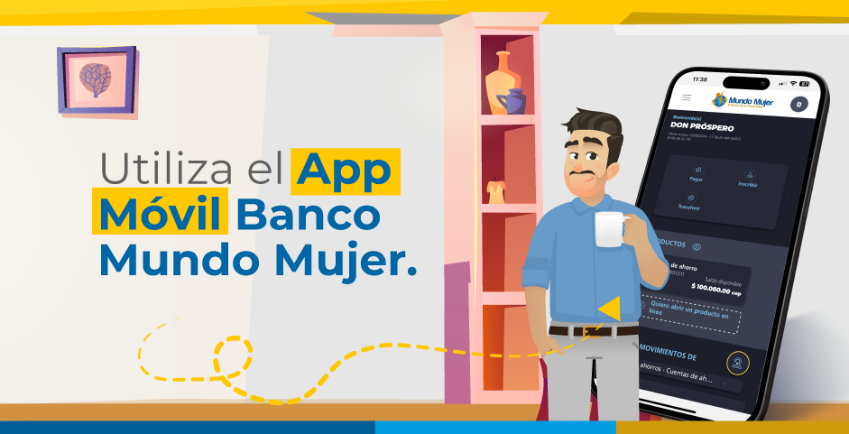 Papá fortuna sosteniendo una taza